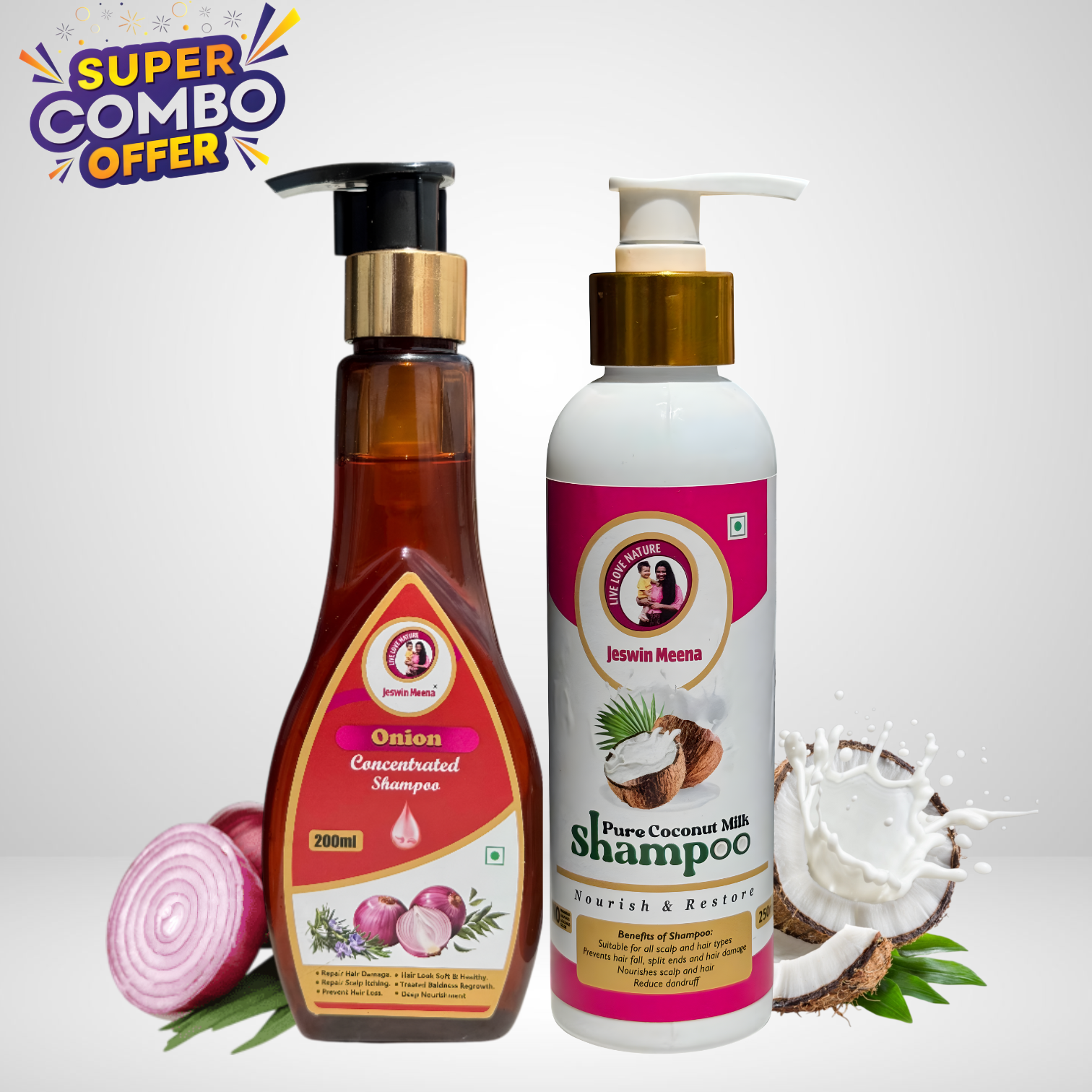 Jeswin Meena Hair Shampoo Combo Offer